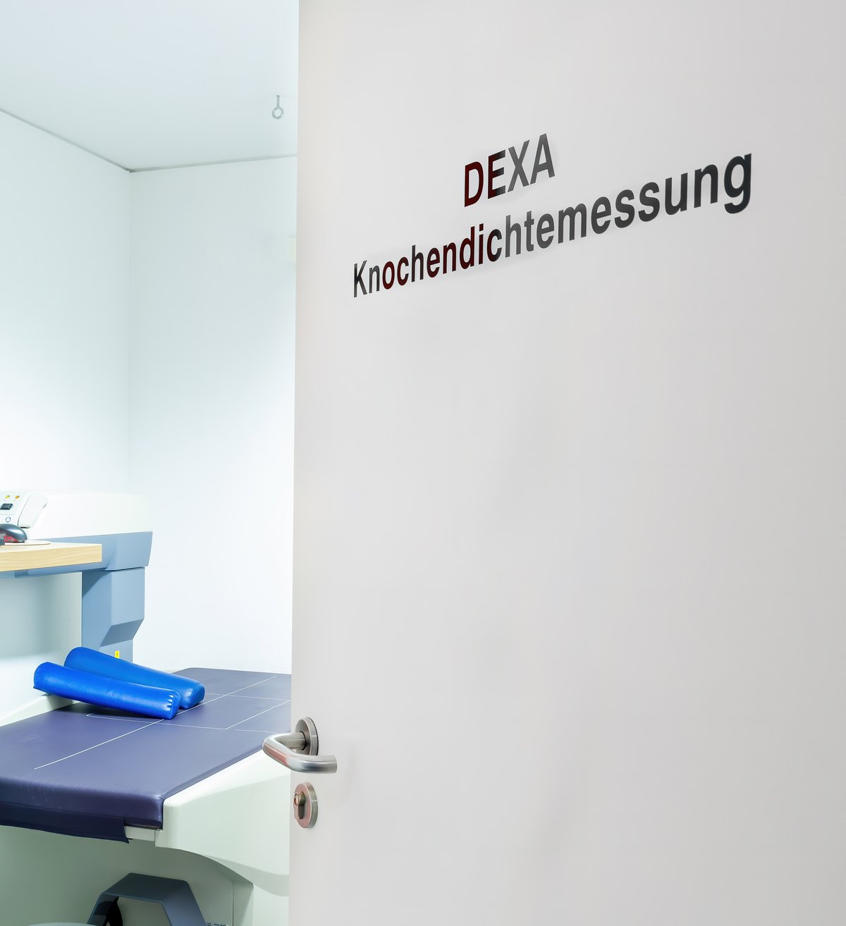 Raum zur DEXA Knochendichtemessung